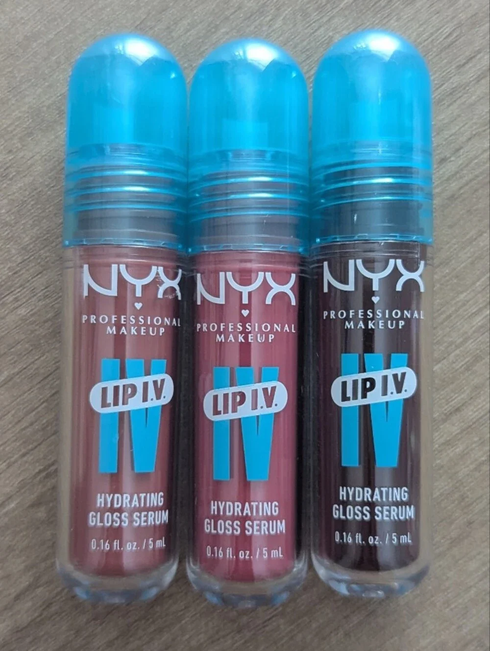 NYX Lip IV Hydrating Gloss Serum Trio